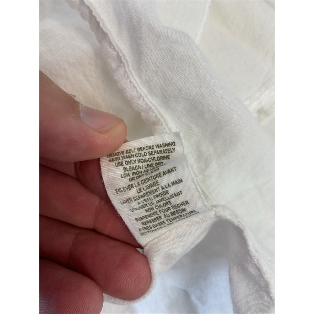 Free‎ People Maxi Skirt Ivory Tiered Gauze Coastal Langenlook Smocked Waist XS - Picture 7 of 12